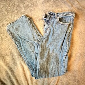 Abercrombie 90s straight mid rise